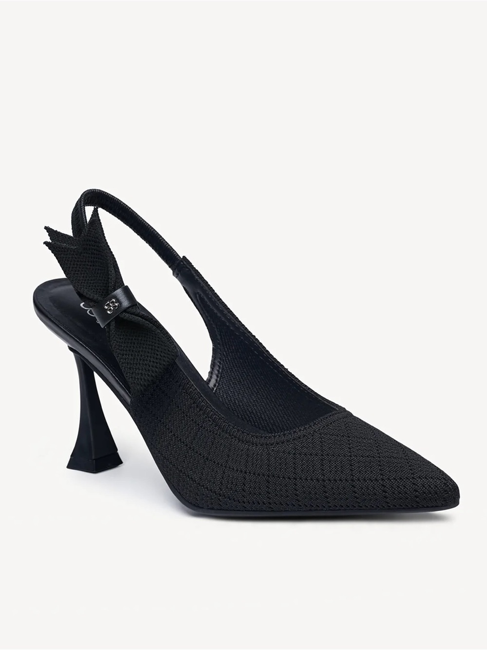 EverLush Bowknot Pointed Toe Heeled Slingback